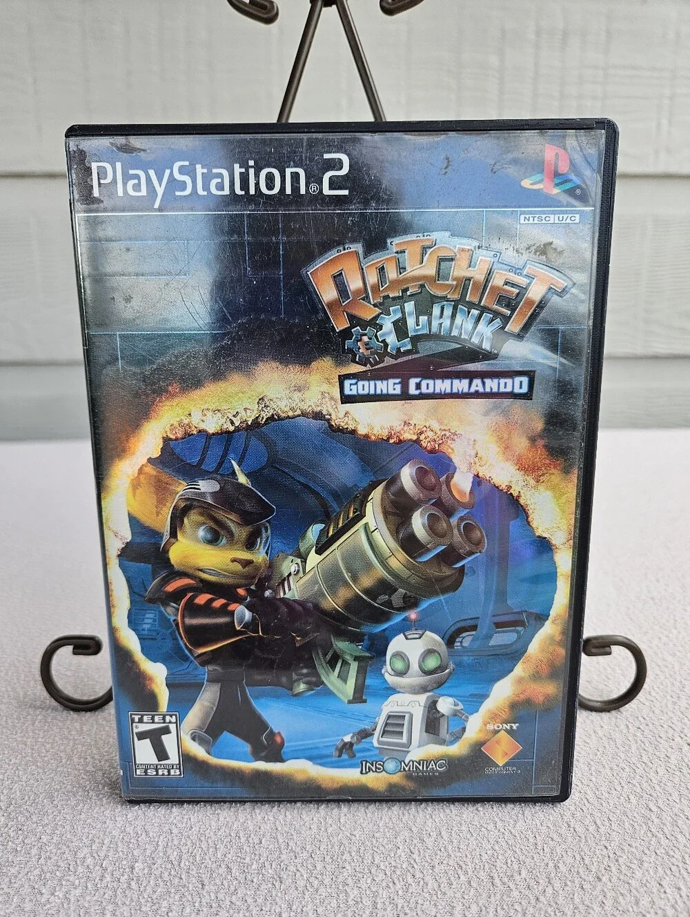 PS2 Ratchet & Clank: Going Commando PlayStation 2 Black Label Complete CIB